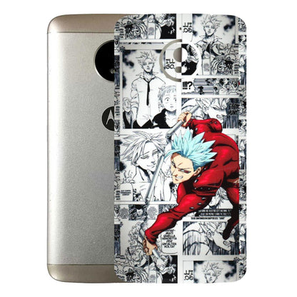Motorola Phone Skins (All Models) - Anime Comic - 3D Embossed Finish (L-192) Motorola Moto E4 Plus