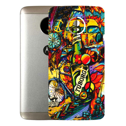 Motorola Phone Skins (All Models) - Cool Beer Bottle - 3D Embossed Finish (L-193) Motorola Moto E4 Plus