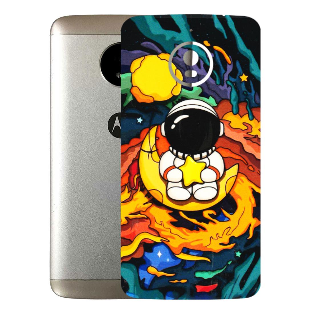 Motorola Phone Skins (All Models) - Baby Astronaut - 3D Embossed Finish (L-197) Motorola Moto E4 Plus
