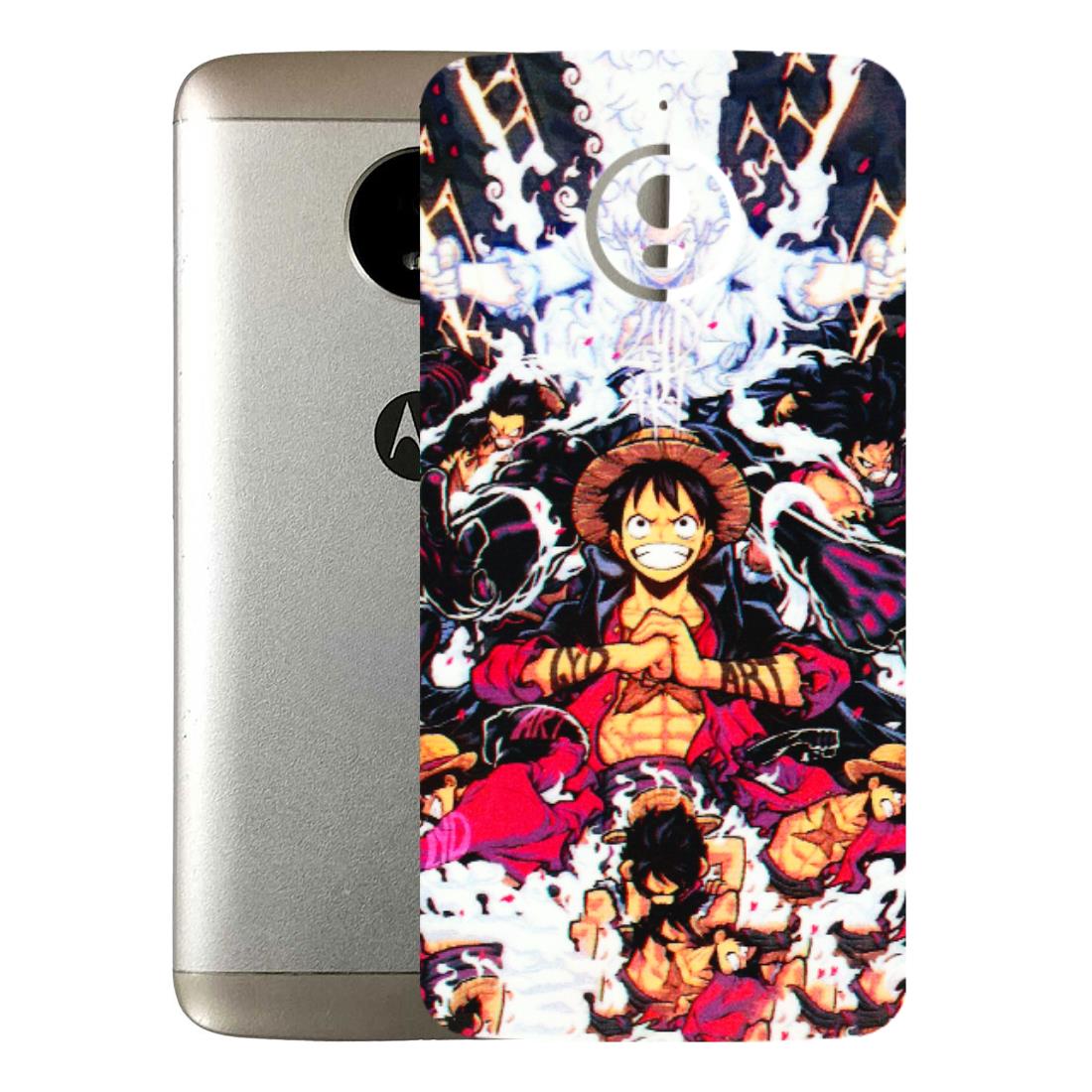 Motorola Phone Skins (All Models) - Luffy Anime Character - 3D Embossed Finish (L-203) Motorola Moto E4 Plus