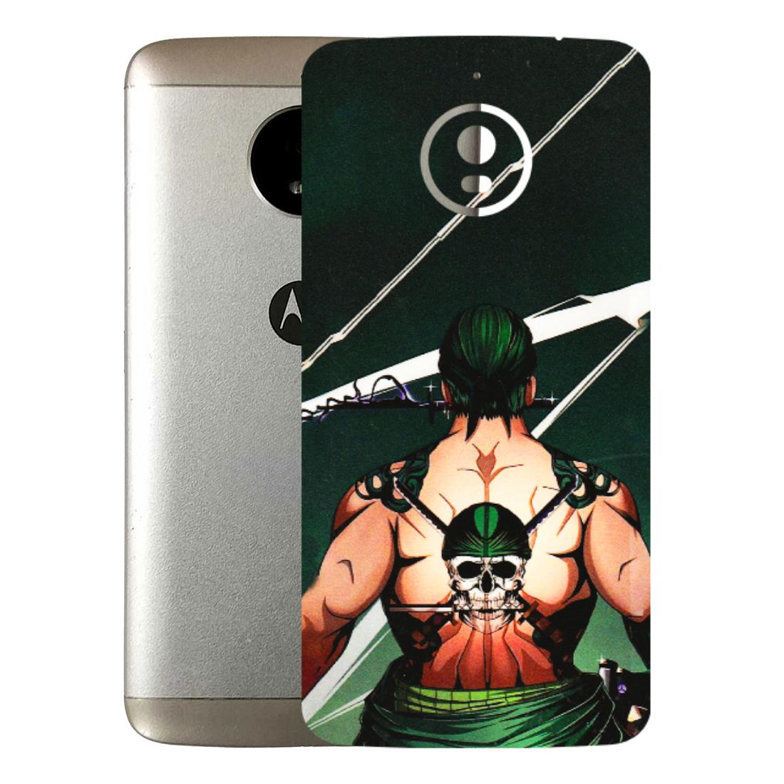 Motorola Phone Skins (All Models) - Zoro Anime - 3D Embossed Finish (L-23) Motorola Moto E4 Plus