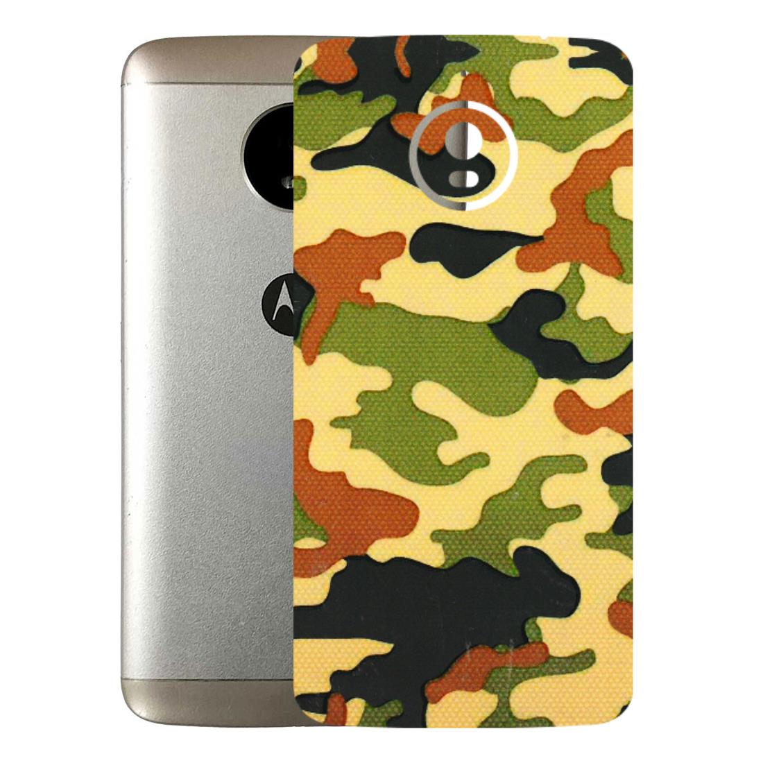 Motorola Phone Skins (All Models) - Indian Military - 3D Embossed Finish (L-234) Motorola Moto E4 Plus