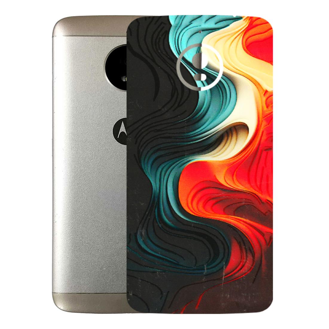 Motorola Phone Skins (All Models) - The Silky Swirl - 3D Embossed Finish (L-240) Motorola Moto E4 Plus