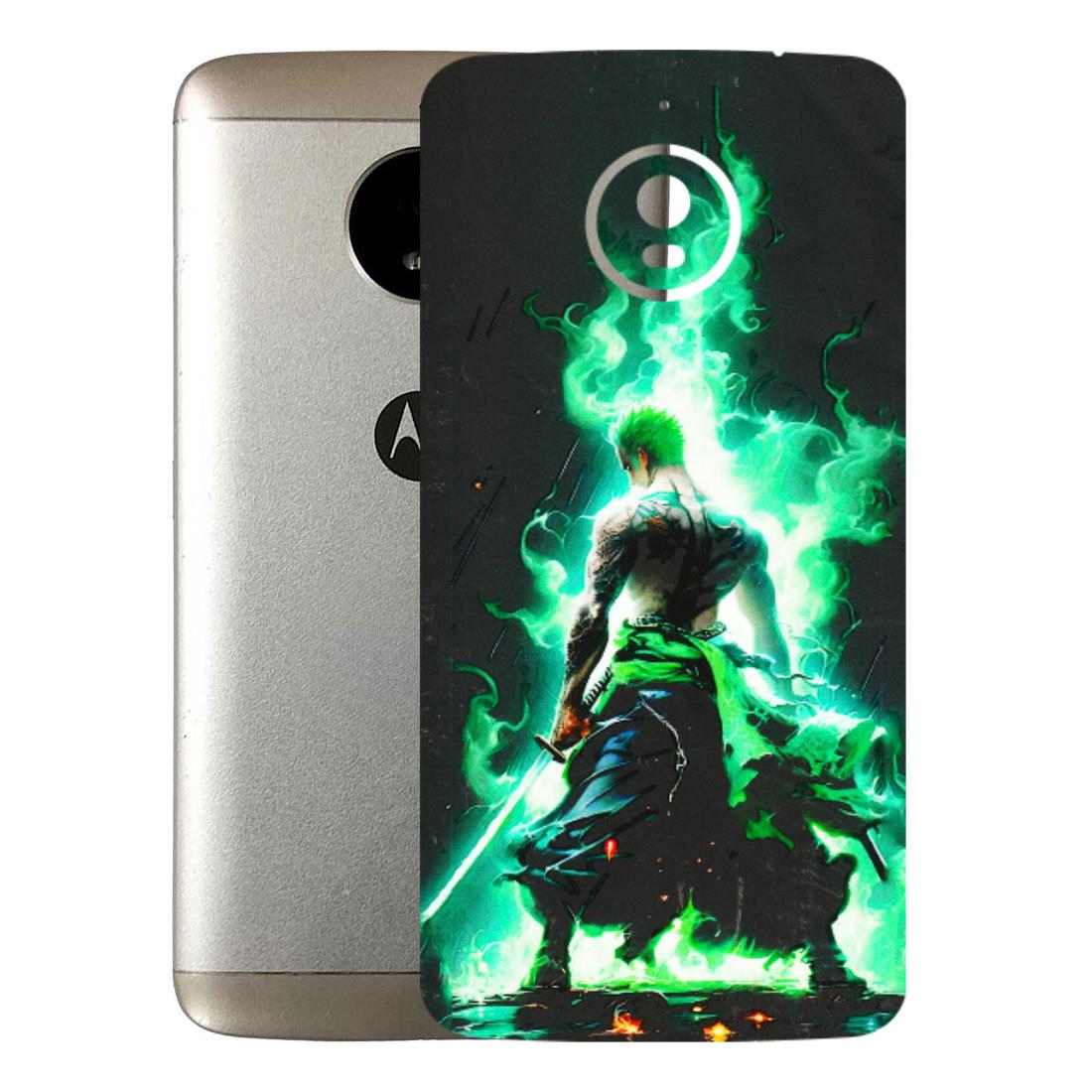 Motorola Phone Skins (All Models) - Zoro Sword - 3D Embossed Finish (L-241) Motorola Moto E4 Plus