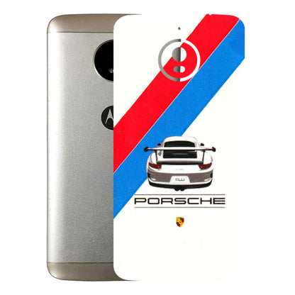 Motorola Phone Skins (All Models) - Porche Car Sober Logo - 3D Embossed Finish (L-248) Motorola Moto E4 Plus