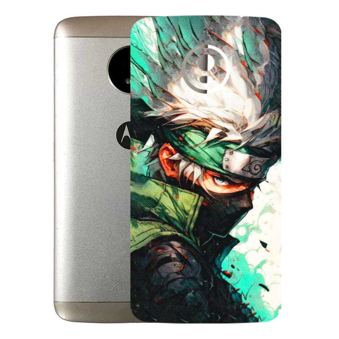 Motorola Phone Skins (All Models) - Kakashi Side Profile - 3D Embossed Finish (L-249) Motorola Moto E4 Plus