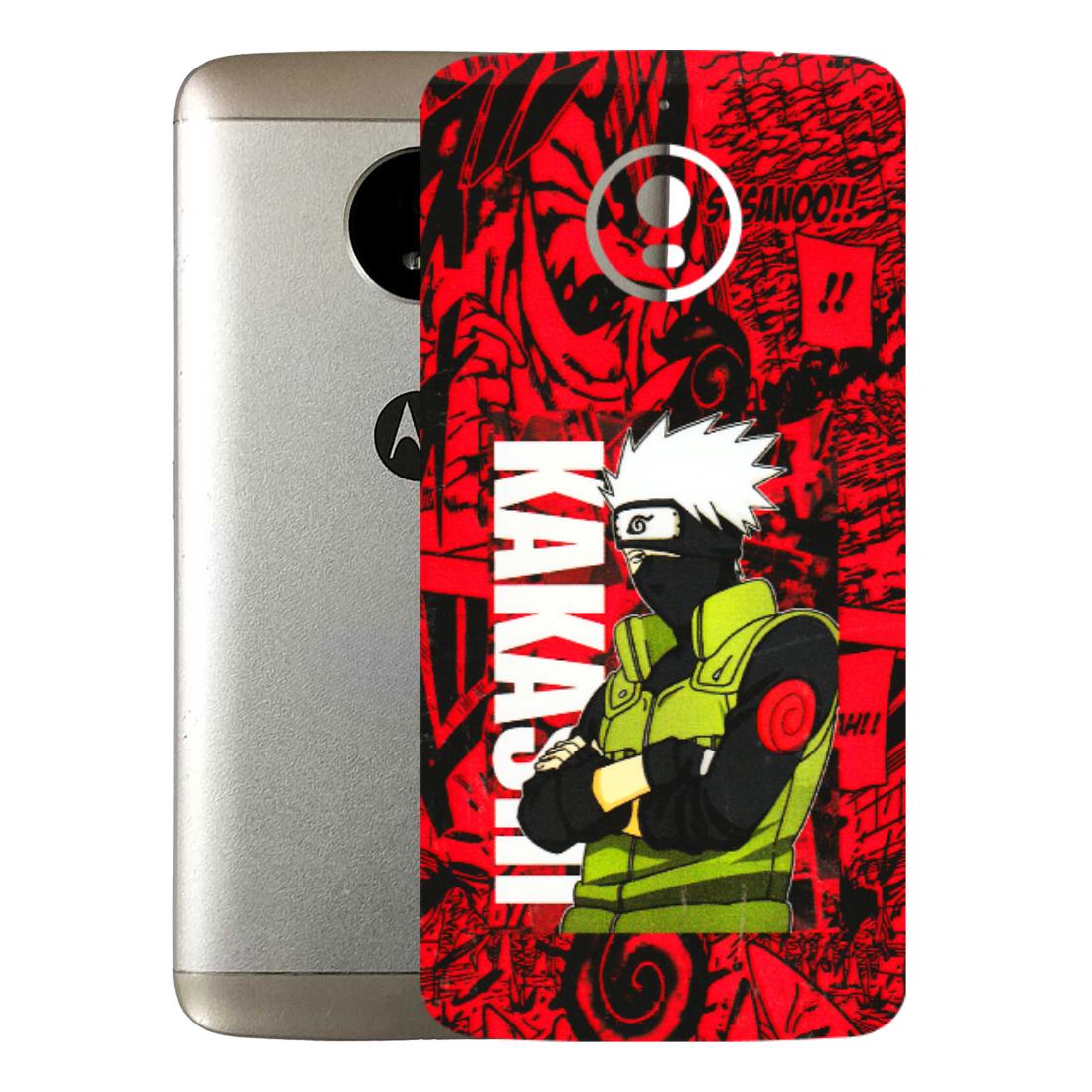 Motorola Phone Skins (All Models) - Kakashi Red Anime - 3D Embossed Finish (L-251) Motorola Moto E4 Plus