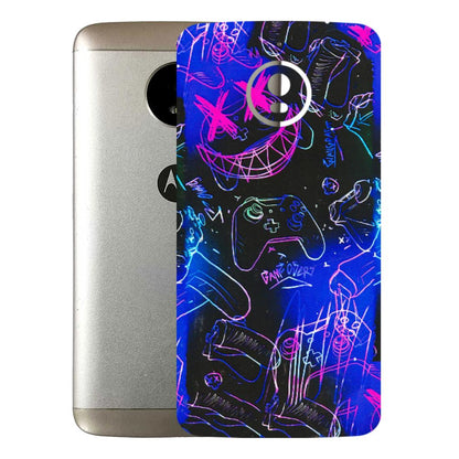 Motorola Phone Skins (All Models) - Gamers Paradise - 3D Embossed Finish (L-258) Motorola Moto E4 Plus