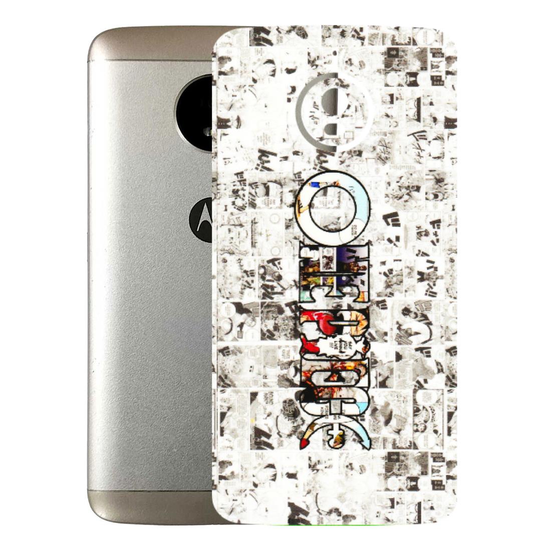 Motorola Phone Skins (All Models) - One Piece Manga - 3D Embossed Finish (L-26) Motorola Moto E4 Plus