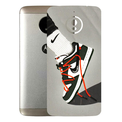 Motorola Phone Skins (All Models) - New Grey Sneaker - 3D Embossed Finish (L-261) Motorola Moto E4 Plus