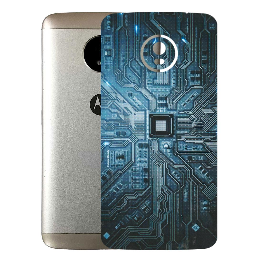 Motorola Phone Skins (All Models) - Original Circuit - 3D Embossed Finish (L-267) Motorola Moto E4 Plus