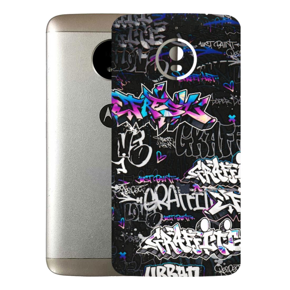 Motorola Phone Skins (All Models) - Graffiti Killer - 3D Embossed Finish (L-274) Motorola Moto E4 Plus