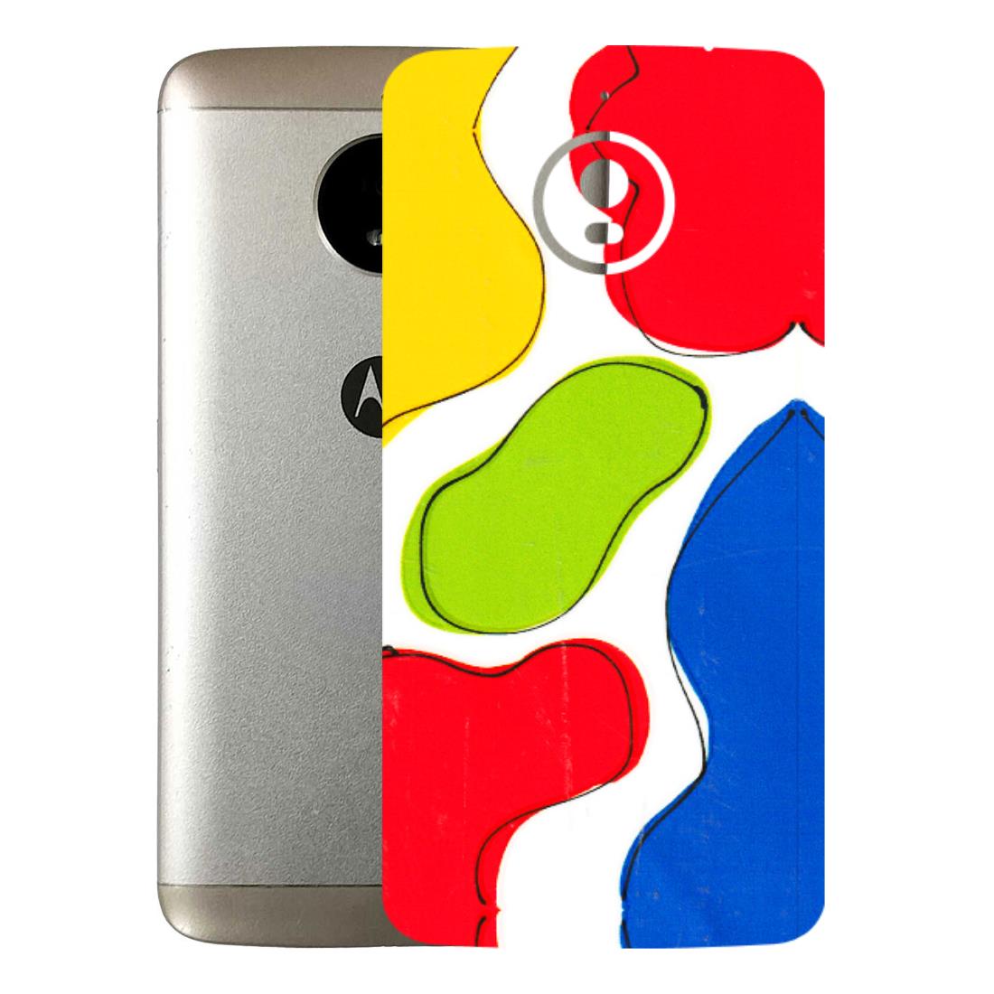 Motorola Phone Skins (All Models) - RGB Colour Paint - 3D Embossed Finish (L-284) Motorola Moto E4 Plus