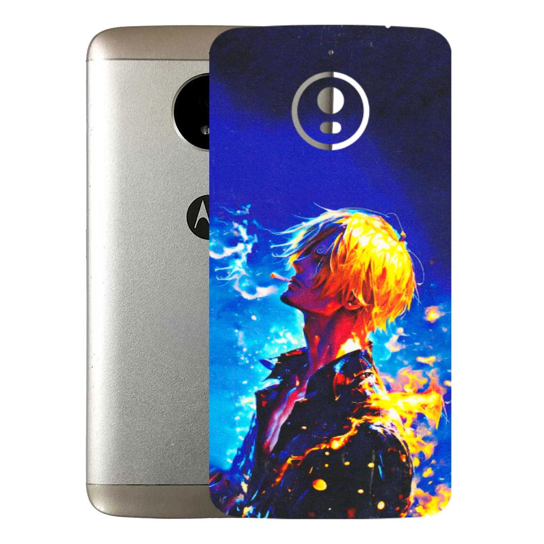 Motorola Phone Skins (All Models) - Sanji Vinsmoke One Piece - 3D Embossed Finish (L-319) Motorola Moto E4 Plus
