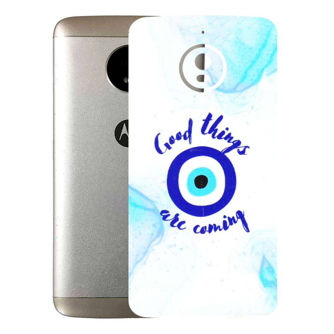 Motorola Phone Skins (All Models) - Evil Eye Good Things Are Coming - 3D Embossed Finish (L-322) Motorola Moto E4 Plus