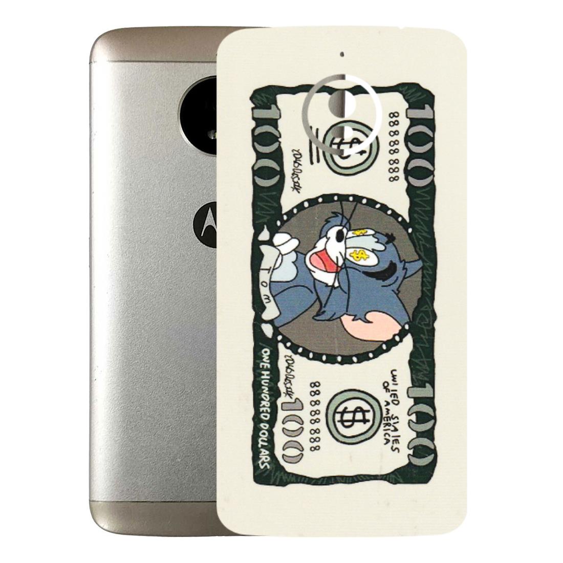 Motorola Phone Skins (All Models) - Tom Hundred Dollar - 3D Embossed Finish (L-324) Motorola Moto E4 Plus