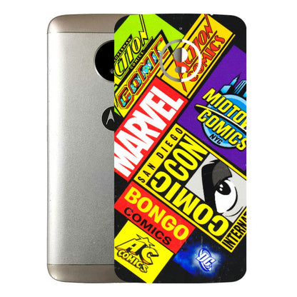 Motorola Phone Skins (All Models) - Bongo Comic Con - 3D Embossed Finish (L-325) Motorola Moto E4 Plus