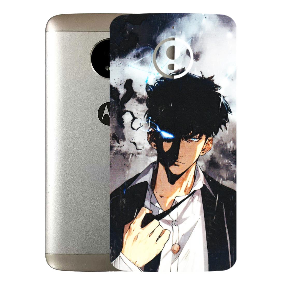Motorola Phone Skins (All Models) - Sung Jinwoo Manhwa Anime - 3D Embossed Finish (L-328) Motorola Moto E4 Plus