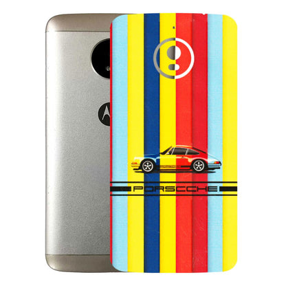 Motorola Phone Skins (All Models) - Multicolour Porche - 3D Embossed Finish (L-39) Motorola Moto E4 Plus