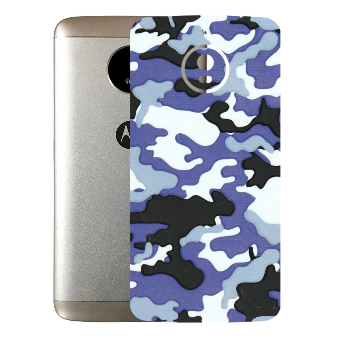 Motorola Phone Skins (All Models) - Powerfull Military Camoflauge - 3D Embossed Finish (L-49) Motorola Moto E4 Plus
