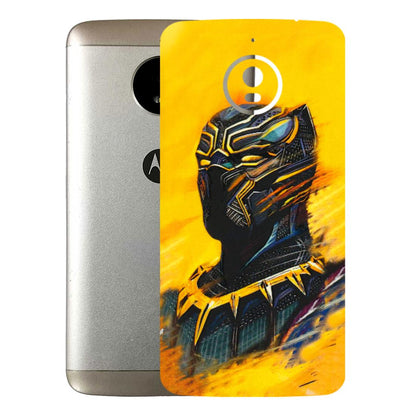 Motorola Phone Skins (All Models) - Yellow Panther - 3D Embossed Finish (L-54) Motorola Moto E4 Plus