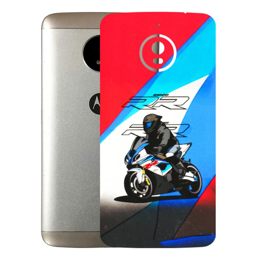 Motorola Phone Skins (All Models) - Bikers Love - 3D Embossed Finish (L-58) Motorola Moto E4 Plus