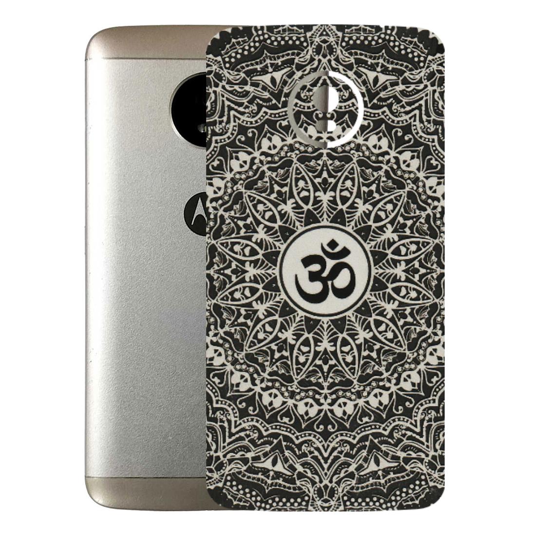 Motorola Phone Skins (All Models) - Aum Elegant Mandala - 3D Embossed Finish (L-62) Motorola Moto E4 Plus