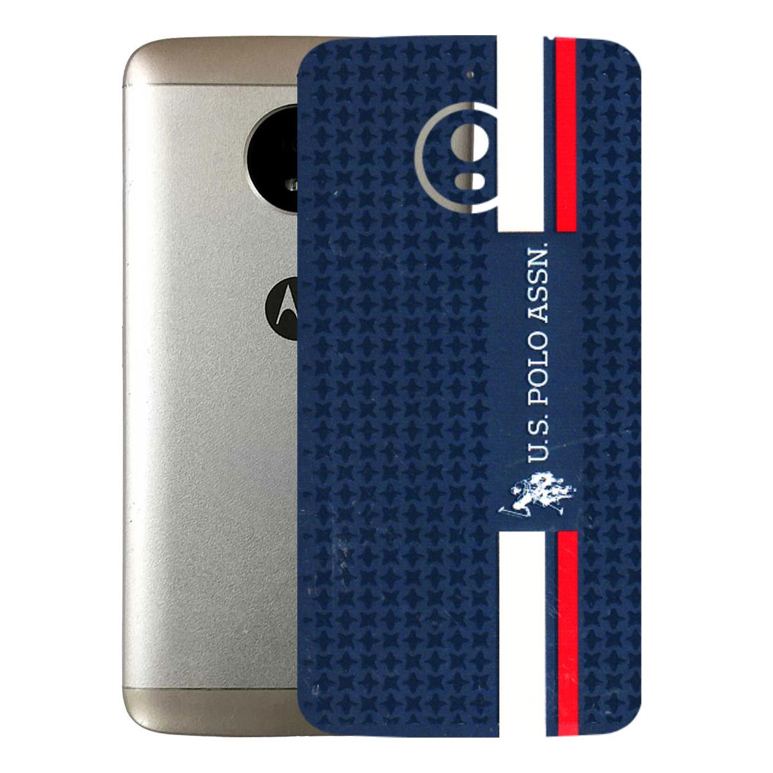 Motorola Phone Skins (All Models) - US POLO Designer Brand - 3D Embossed Finish (L-65) Motorola Moto E4 Plus