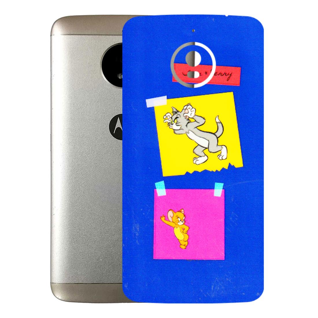 Motorola Phone Skins (All Models) - Tom N Jerry Sticky Notes - 3D Embossed Finish (L-88) Motorola Moto E4 Plus