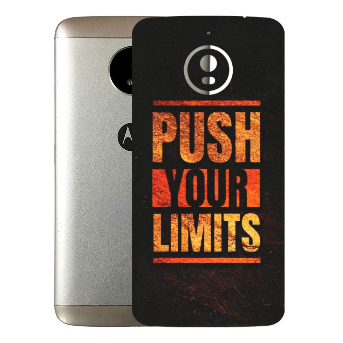 Motorola Phone Skins (All Models) - Push Your Limits - Matte Finish (M-118) Motorola Moto E4 Plus