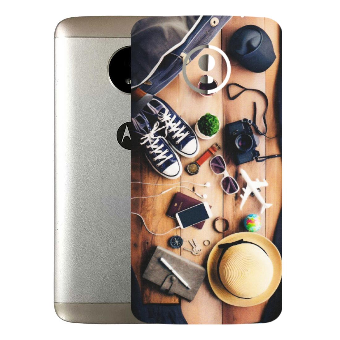 Motorola Phone Skins (All Models) - Travel Wanderlust - Matte Finish (M-133) Motorola Moto E4 Plus