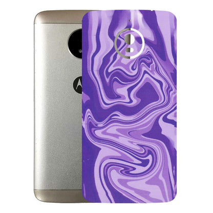 Motorola Phone Skins (All Models) - Hazy Purple Nights - Matte Finish (M-14) Motorola Moto E4 Plus