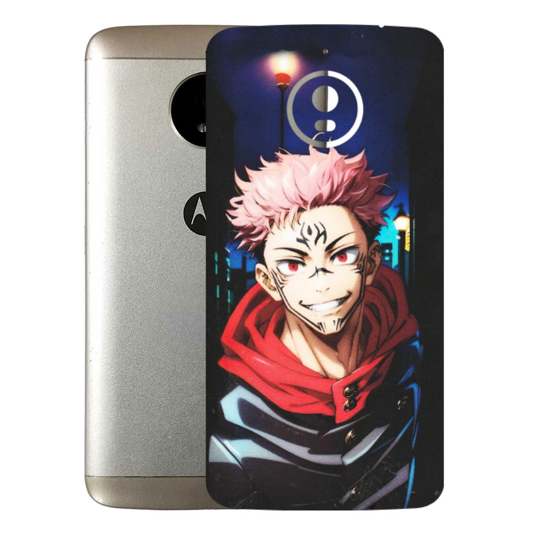 Motorola Phone Skins (All Models) - Yuji Itadori Funny Face Anime - Matte Finish (M-152) Motorola Moto E4 Plus