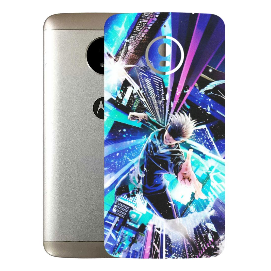 Motorola Phone Skins (All Models) - Manga Action Jujustu Kaisen Anime - Matte Finish (M-155) Motorola Moto E4 Plus