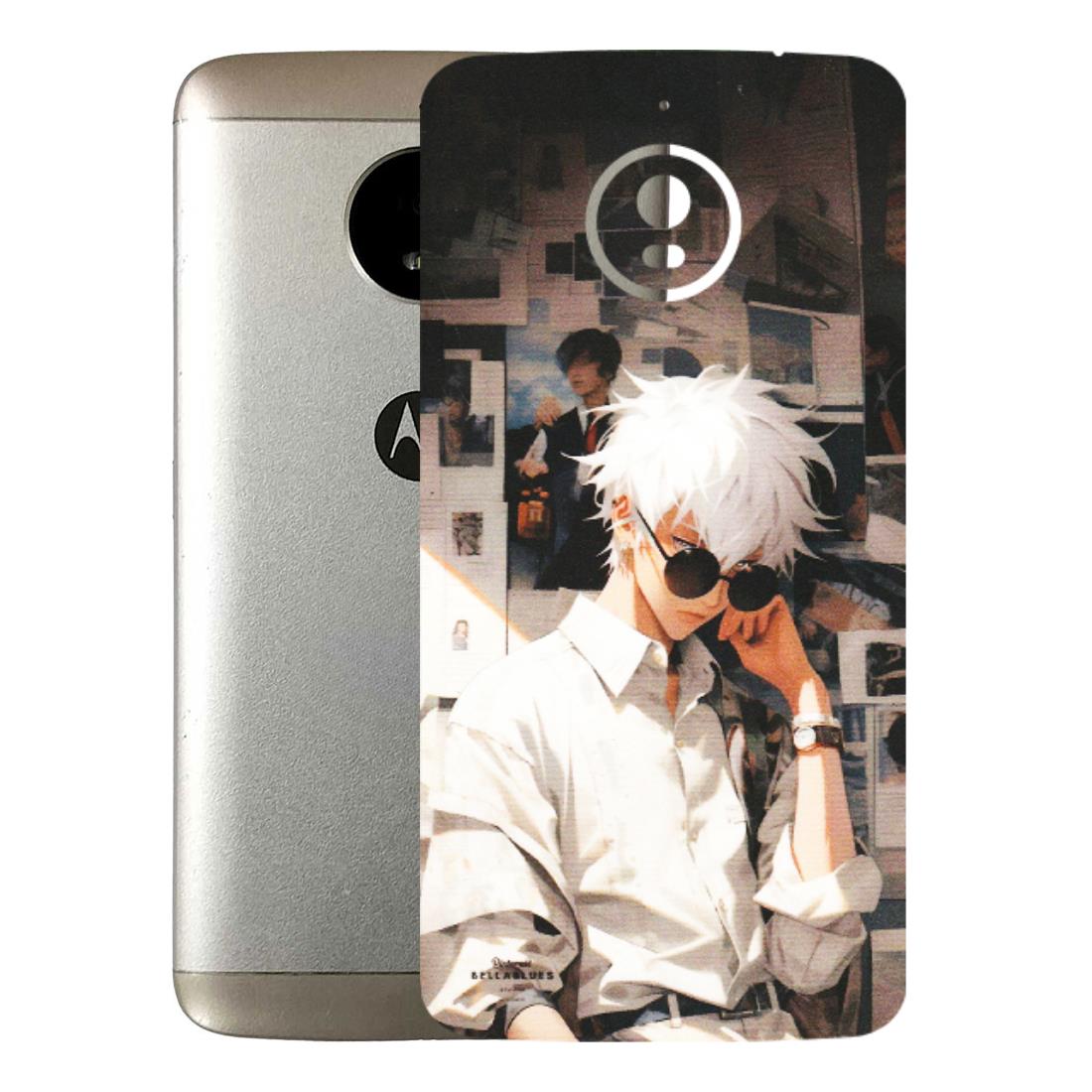 Motorola Phone Skins (All Models) - Gojo Satoru Jujustu Kaisen Anime - Matte Finish (M-156) Motorola Moto E4 Plus
