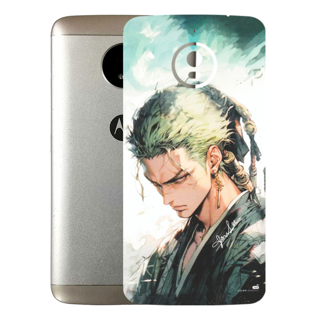 Motorola Phone Skins (All Models) - Pirate Hunter One Piece Anime - Matte Finish (M-157) Motorola Moto E4 Plus