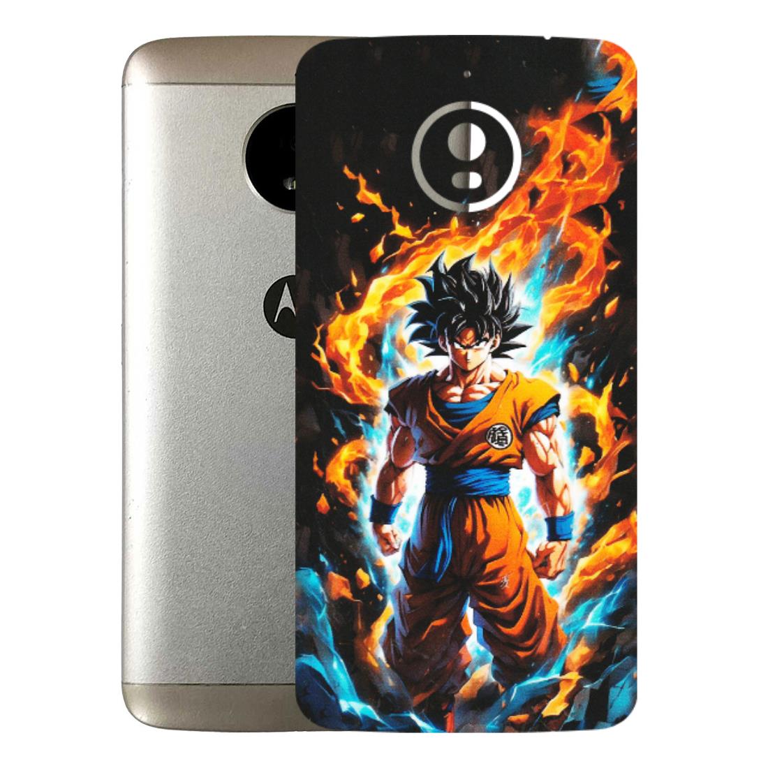 Motorola Phone Skins (All Models) - Goku Transformation Anime - Matte Finish (M-159) Motorola Moto E4 Plus