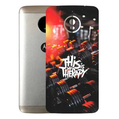 Motorola Phone Skins (All Models) - GYM Lover Therapy - Matte Finish (M-160) Motorola Moto E4 Plus