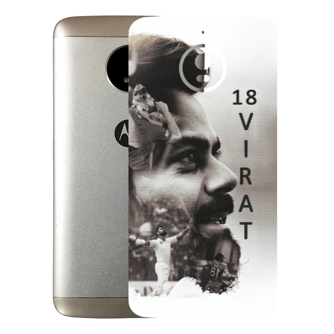 Motorola Phone Skins (All Models) - Virat Kohli Cricketer - Matte Finish (M-163) Motorola Moto E4 Plus