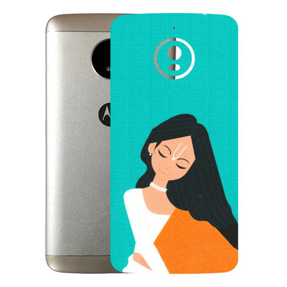 Motorola Phone Skins (All Models) - Radhe Radhe With Hindu Symbol - Matte Finish (M-164) Motorola Moto E4 Plus