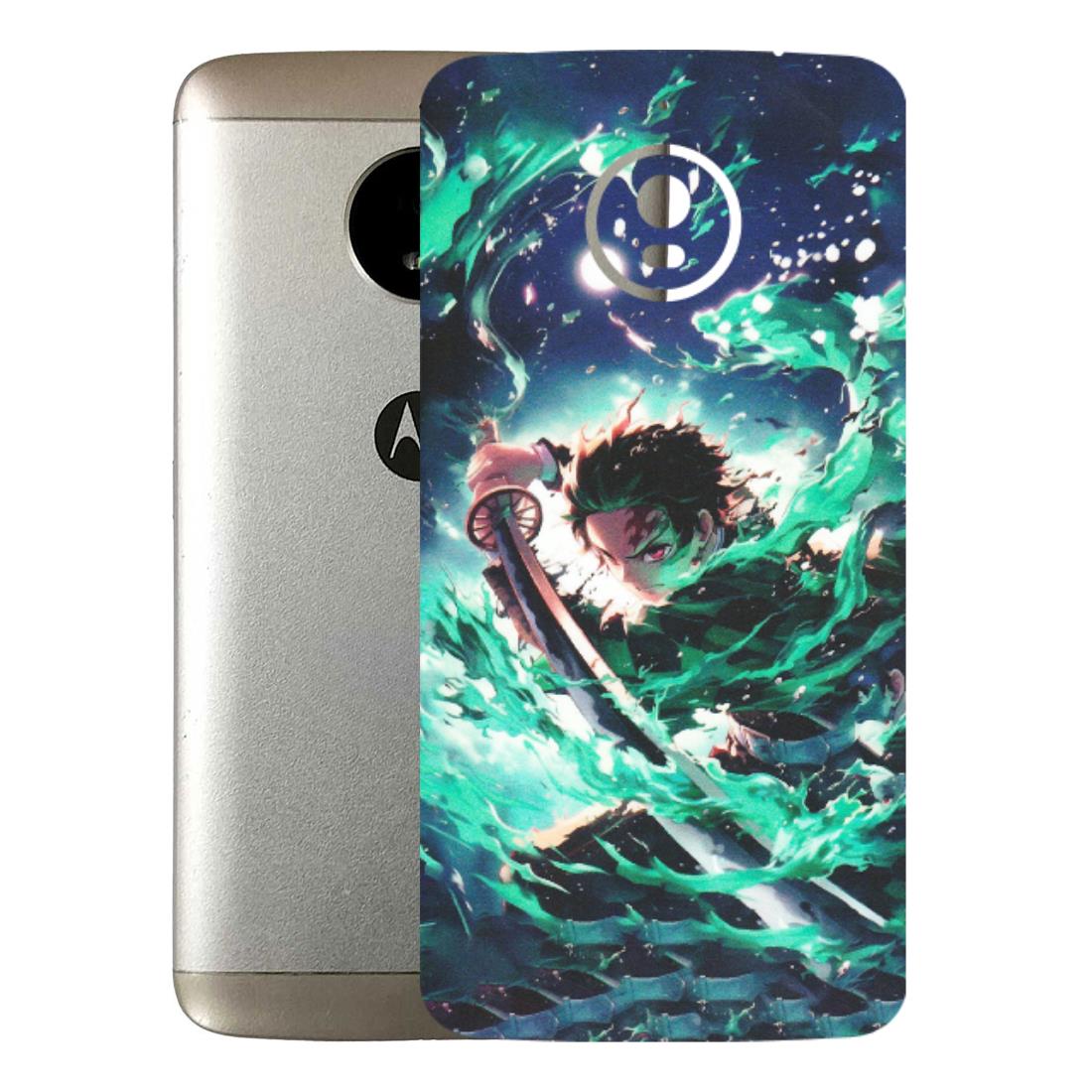 Motorola Phone Skins (All Models) - Sword Fighter Anime - Matte Finish (M-29) Motorola Moto E4 Plus