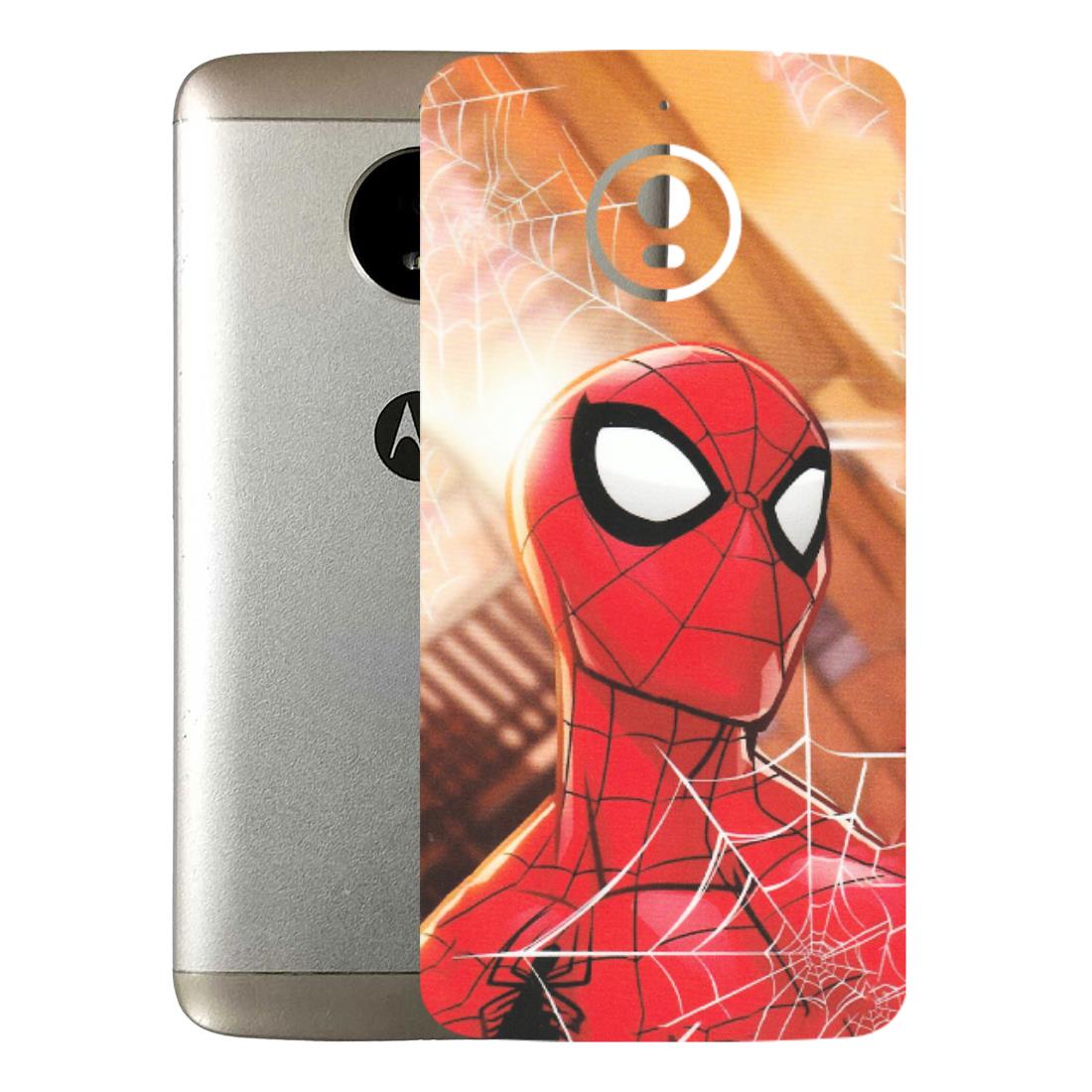 Motorola Phone Skins (All Models) - Spiderman Face New - Matte Finish (M-41) Motorola Moto E4 Plus
