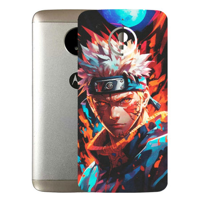 Motorola Phone Skins (All Models) - Anime Ferocious Character - Matte Finish (M-44) Motorola Moto E4 Plus