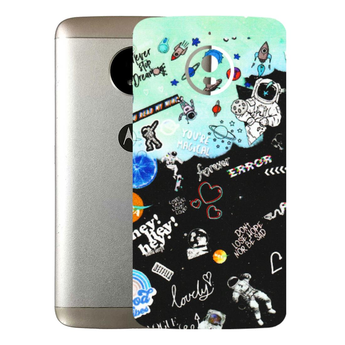 Motorola Phone Skins (All Models) - Living In A Space Dream - Matte Finish (M-46) Motorola Moto E4 Plus