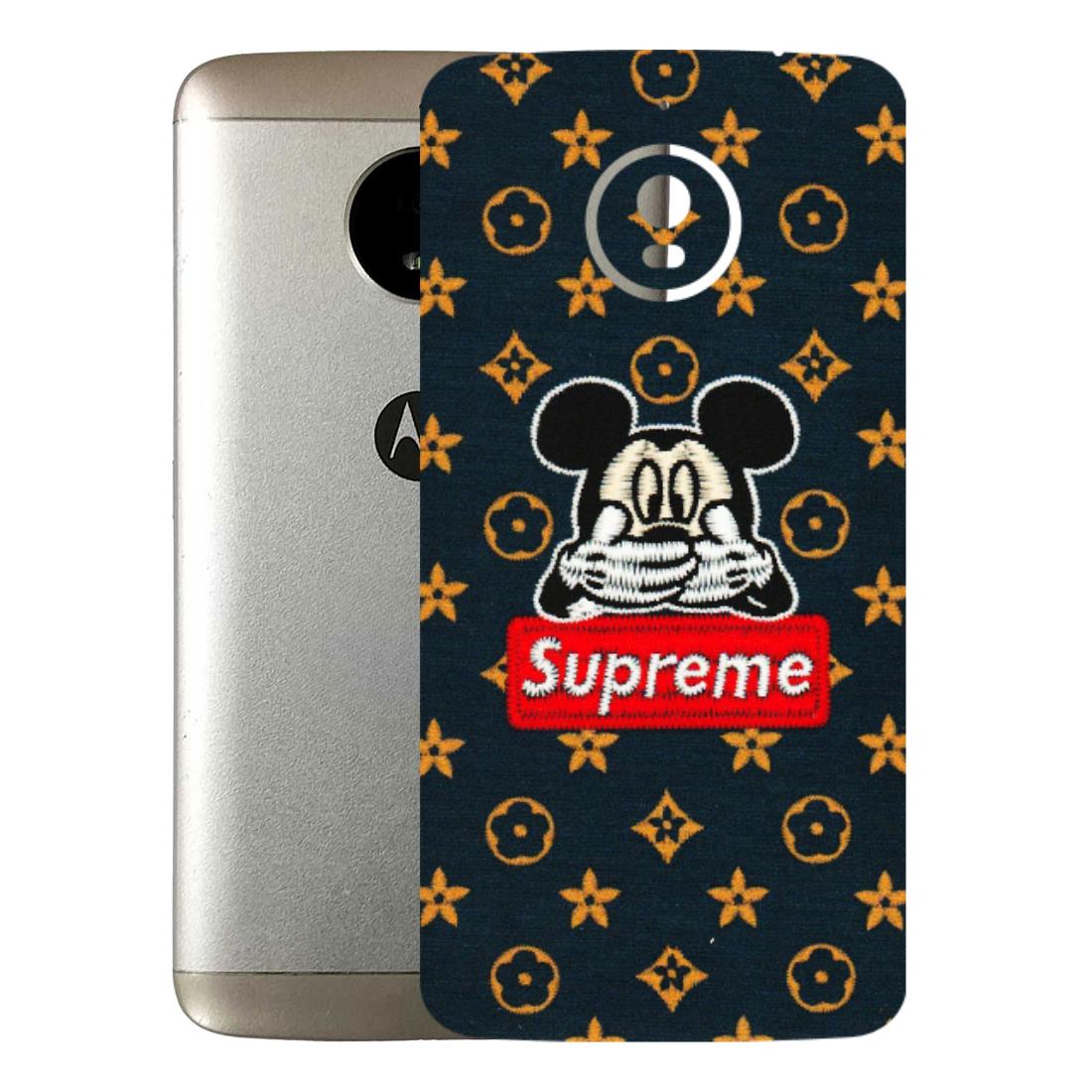 Motorola Phone Skins (All Models) - Mickey Supreme - Matte Finish (M-83) Motorola Moto E4 Plus