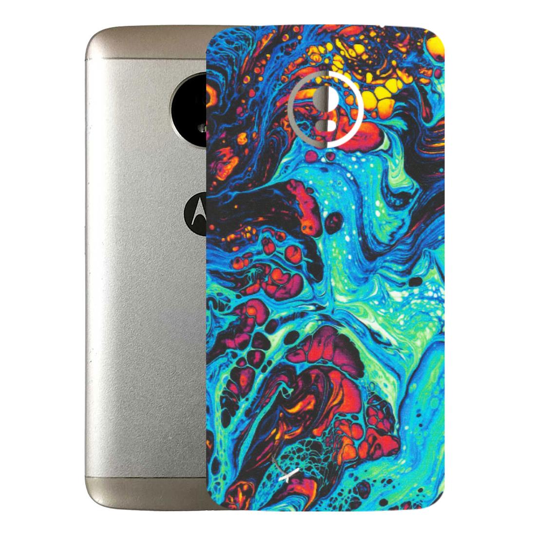 Motorola Phone Skins (All Models) - Majestic Galactic Marbel - Matte Finish (M-85) Motorola Moto E4 Plus