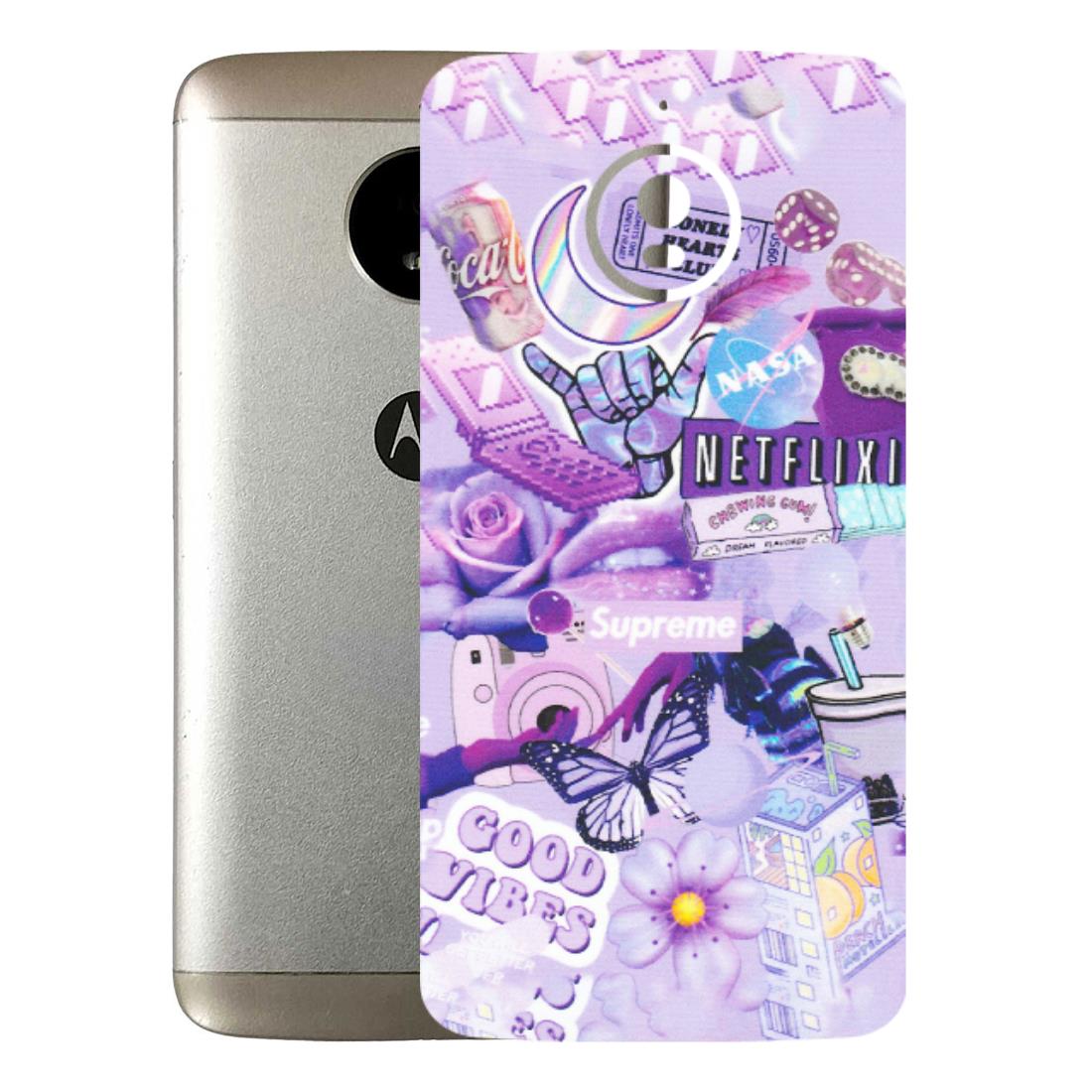 Motorola Phone Skins (All Models) - Supreme Purple Magic - Matte Finish (M-88) Motorola Moto E4 Plus