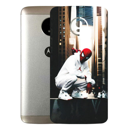 Motorola Phone Skins (All Models) - Sportsman Spider Man - Matte Finish (M-94) Motorola Moto E4 Plus