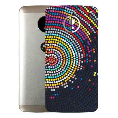 Motorola Phone Skins (All Models) - Rainbow Dot Mandala - Matte Finish (M-97) Motorola Moto E4 Plus