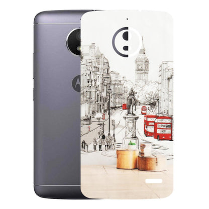 Motorola Phone Skins (All Models) - London Street - Transparent Finish (T-02) Motorola Moto E4